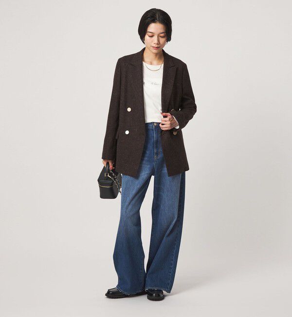 UNITED ARROWS green label relaxing「［size SHORTあり］スラブ ダブルジャケット」|テーラードジャケット|