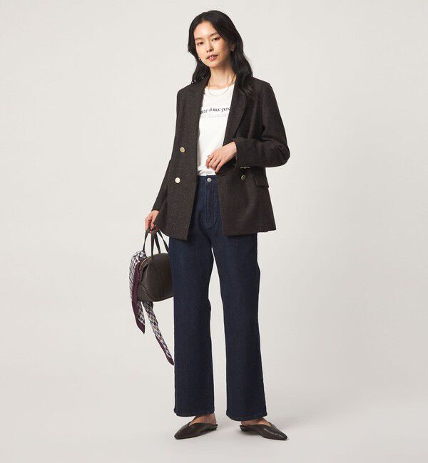 UNITED ARROWS green label relaxing「［size SHORTあり］スラブ ダブルジャケット」|テーラードジャケット|