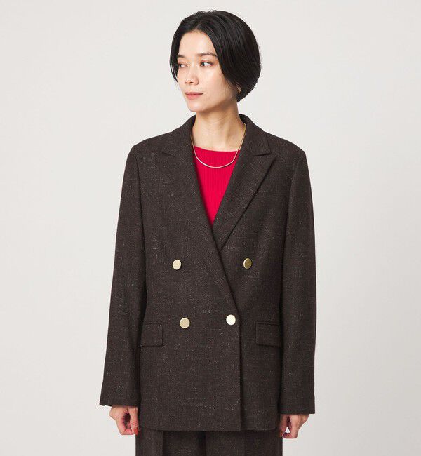 UNITED ARROWS green label relaxing「［size SHORTあり］スラブ ダブルジャケット」|テーラードジャケット|