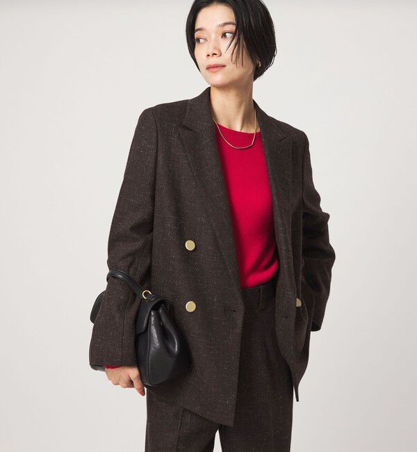 UNITED ARROWS green label relaxing「［size SHORTあり］スラブ ダブルジャケット」|テーラードジャケット|
