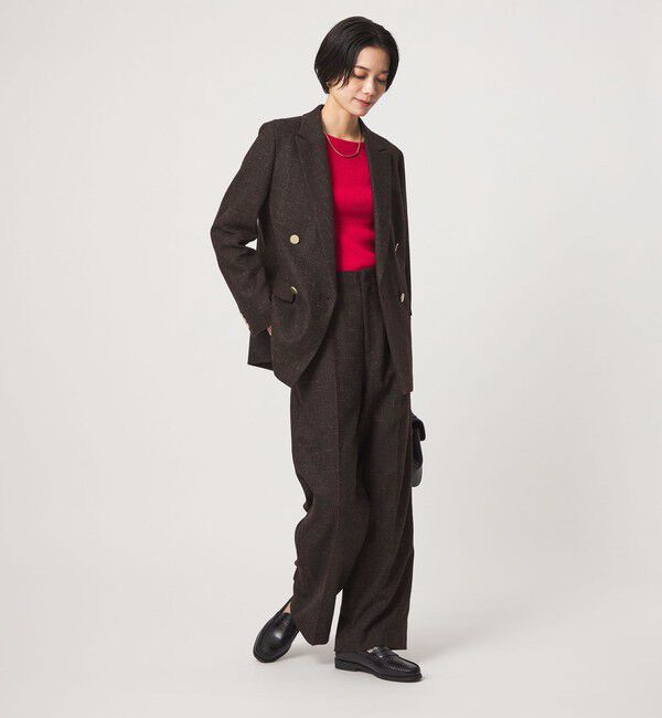UNITED ARROWS green label relaxing「［size SHORTあり］スラブ ダブルジャケット」|テーラードジャケット|