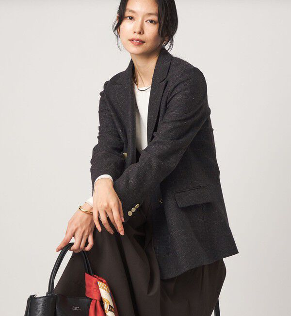 UNITED ARROWS green label relaxing「［size SHORTあり］スラブ ダブルジャケット」|テーラードジャケット|