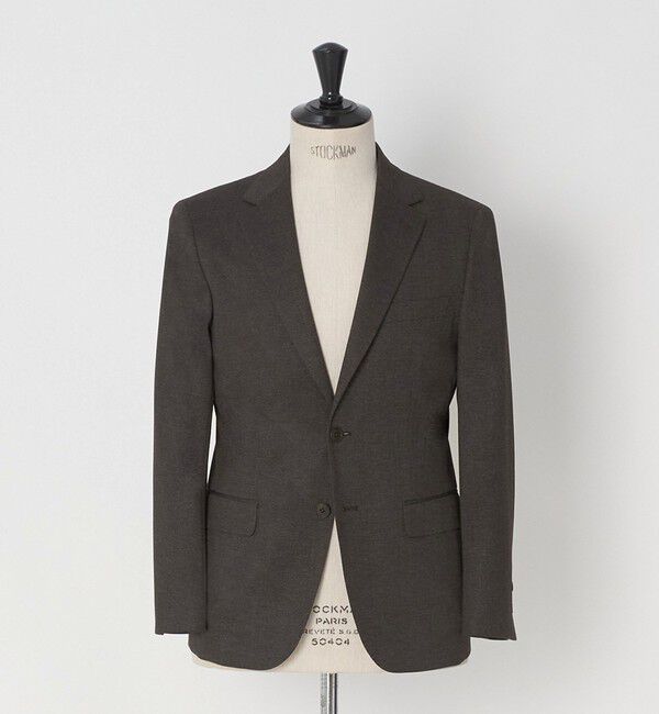UNITED ARROWS green label relaxing「A+ プリントジャージー グレンプレイド 2B スタンダード セットアップ ジャケット -ストレッチ-」|テーラードジャケット|
