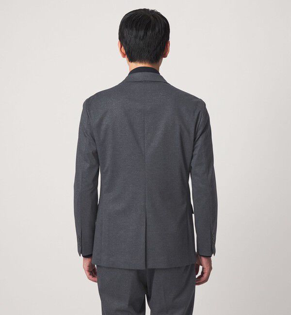 UNITED ARROWS green label relaxing「A+ プリントジャージー グレンプレイド 2B スタンダード セットアップ ジャケット -ストレッチ-」|テーラードジャケット|