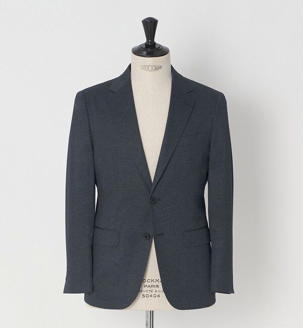 UNITED ARROWS green label relaxing「A+ プリントジャージー グレンプレイド 2B スタンダード セットアップ ジャケット -ストレッチ-」|テーラードジャケット|