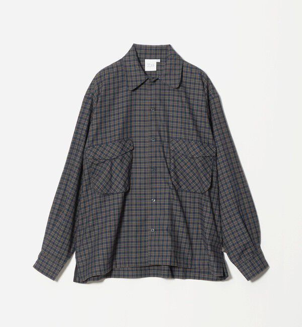 UNITED ARROWS green label relaxing「【別注】＜DAIWA＞ウールライク 長袖 シャツ」|シャツ・ブラウス|NAVY