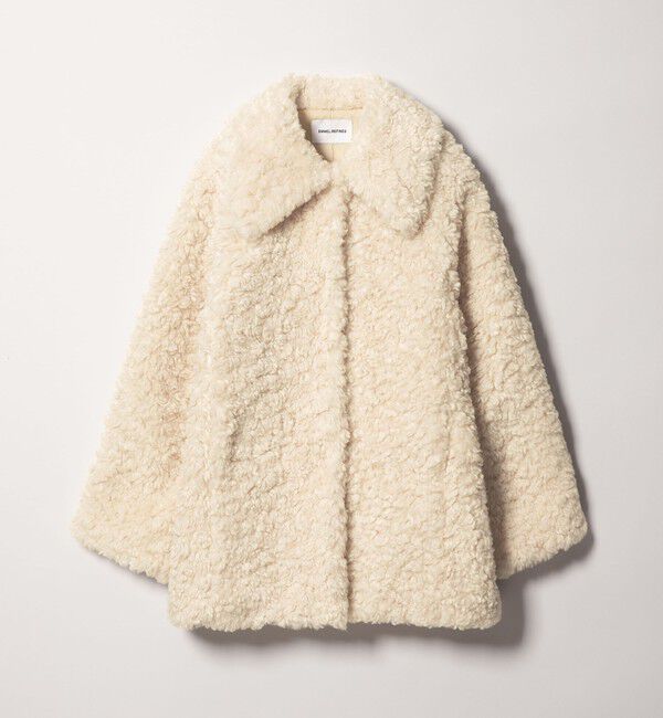 EMMEL REFINES「＜EMMEL REFINES＞EM カーリーボア ミディアム コート」|その他|OFF WHITE