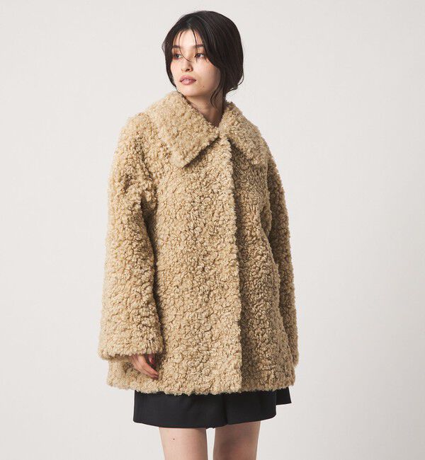 EMMEL REFINES「＜EMMEL REFINES＞EM カーリーボア ミディアム コート」|その他|