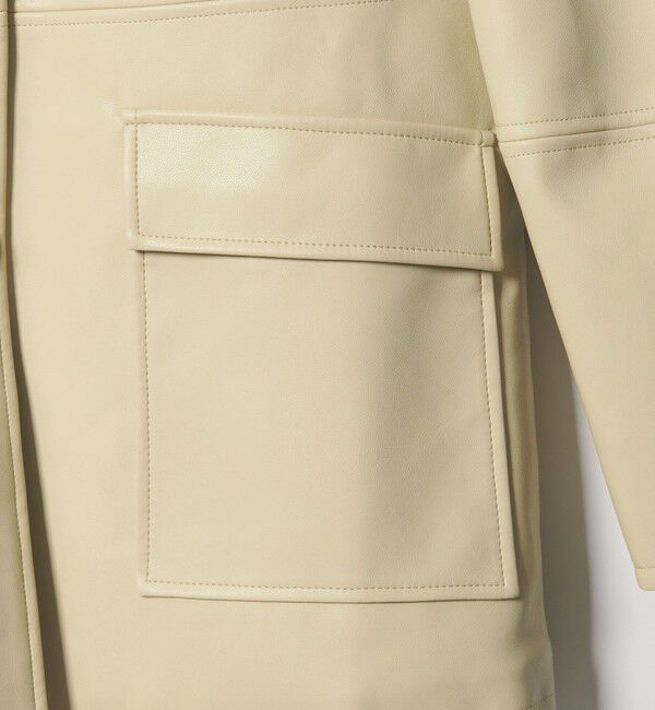 UNITED ARROWS green label relaxing「【WEB限定】＜at ease＞レザーライク ブルゾン」|その他|