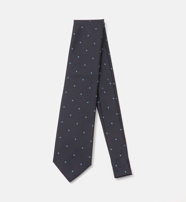 UNITED ARROWS green label relaxing「GLR JAPAN FUJI 8.0cm ドット ネクタイ」|ネクタイ・蝶ネクタイ|NAVY