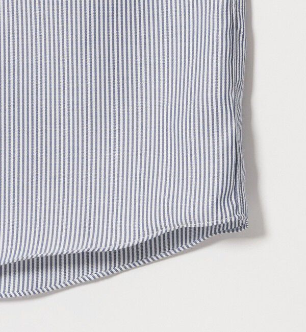 UNITED ARROWS green label relaxing「エブリット コットン ストライプ リラックス スナップ ボタンダウン シャツ -イージーアイロン-」|シャツ・ブラウス|