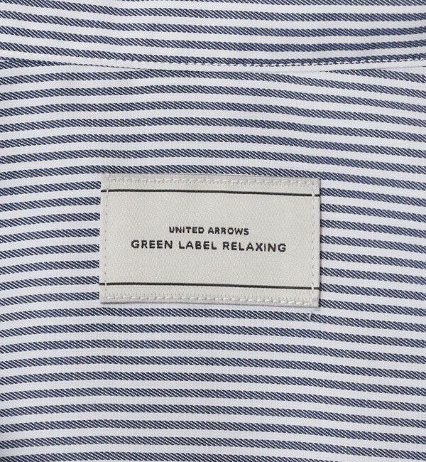 UNITED ARROWS green label relaxing「エブリット コットン ストライプ リラックス スナップ ボタンダウン シャツ -イージーアイロン-」|シャツ・ブラウス|