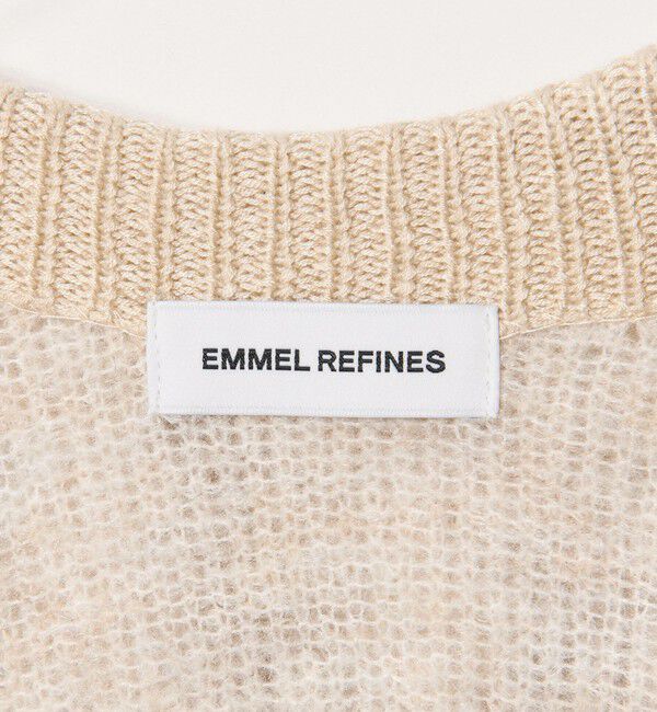 EMMEL REFINES「＜EMMEL REFINES＞EM ダブルボタン フリルケープ カーディガン」|カーディガン|