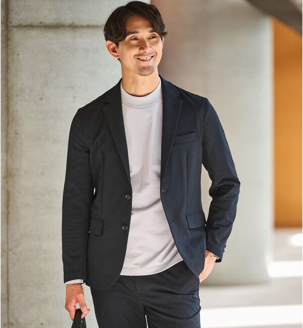 UNITED ARROWS green label relaxing「【WEB限定】JUST fit ウールライク ナロー セットアップ ジャケット＆パンツ -ストレッチ-」|スーツ|