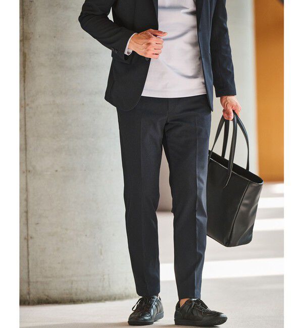 UNITED ARROWS green label relaxing「【WEB限定】JUST fit ウールライク ナロー セットアップ ジャケット＆パンツ -ストレッチ-」|スーツ|