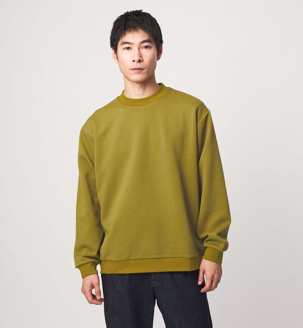UNITED ARROWS green label relaxing「ツイル パフ クルーネック 長袖 カットソー」|Tシャツ・カットソー|