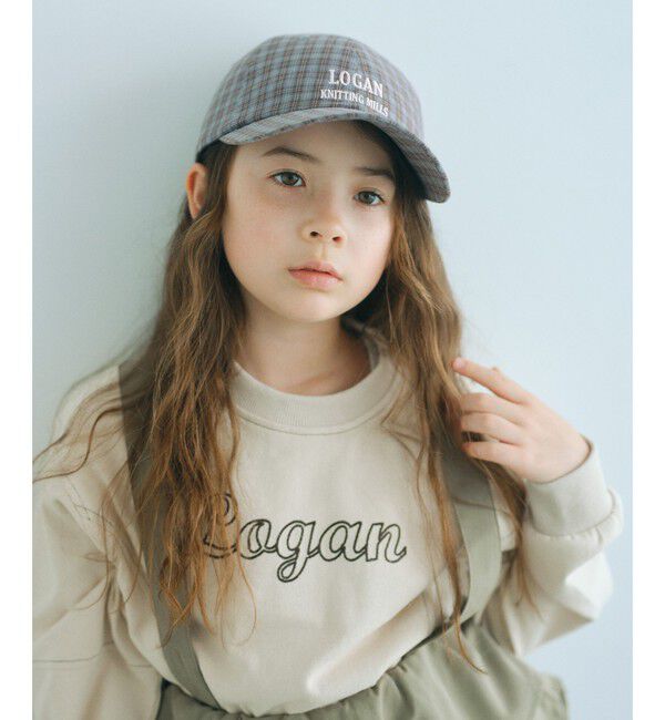 UNITED ARROWS green label relaxing「	 【別注】＜LOGAN knitting mills＞チェーンステッチ プルオーバー / キッズ 120cm-160cm」|Tシャツ・カットソー|NATURAL