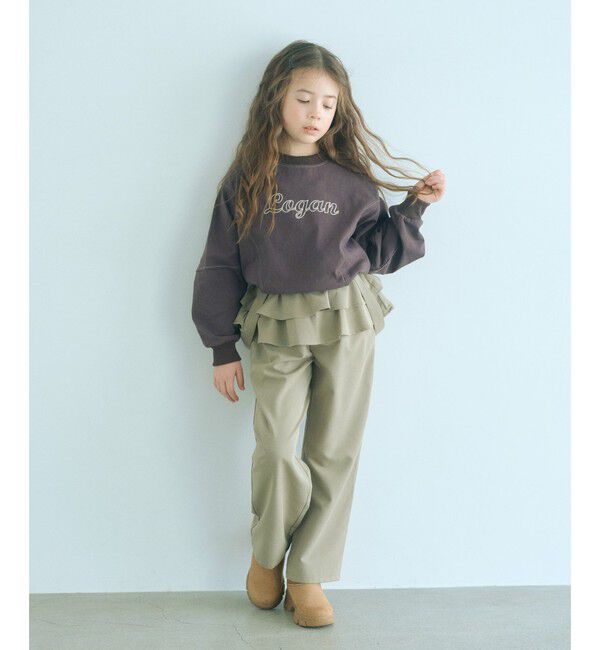 UNITED ARROWS green label relaxing「	 【別注】＜LOGAN knitting mills＞チェーンステッチ プルオーバー / キッズ 120cm-160cm」|Tシャツ・カットソー|