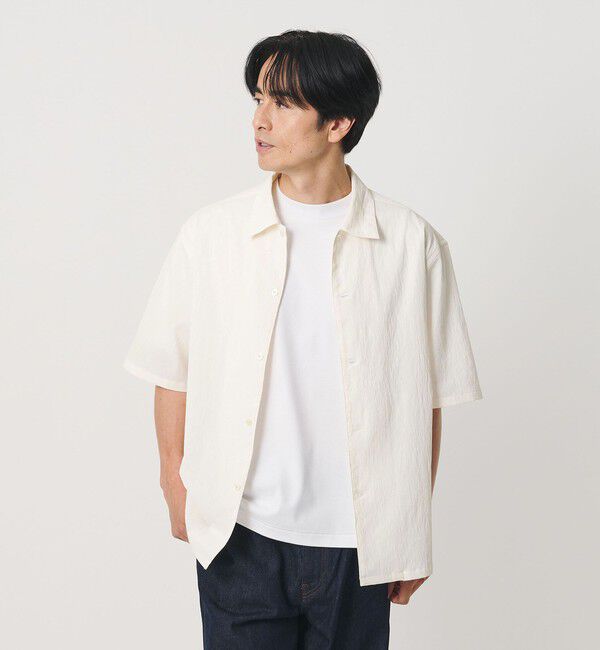 BEAUTY&YOUTH UNITED ARROWS「ヨウリュウ キャンプカラー シャツ FORM型 吸水速乾 通気性」|シャツ・ブラウス|