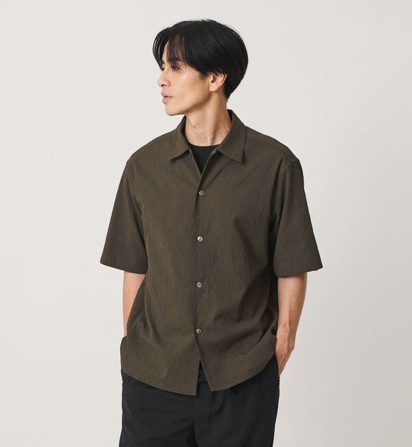 BEAUTY&YOUTH UNITED ARROWS「ヨウリュウ キャンプカラー シャツ FORM型 吸水速乾 通気性」|シャツ・ブラウス|