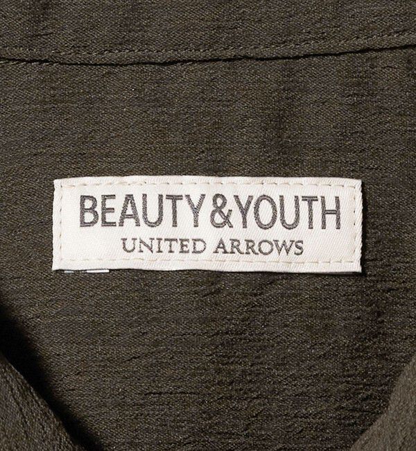 BEAUTY&YOUTH UNITED ARROWS「ヨウリュウ キャンプカラー シャツ FORM型 吸水速乾 通気性」|シャツ・ブラウス|