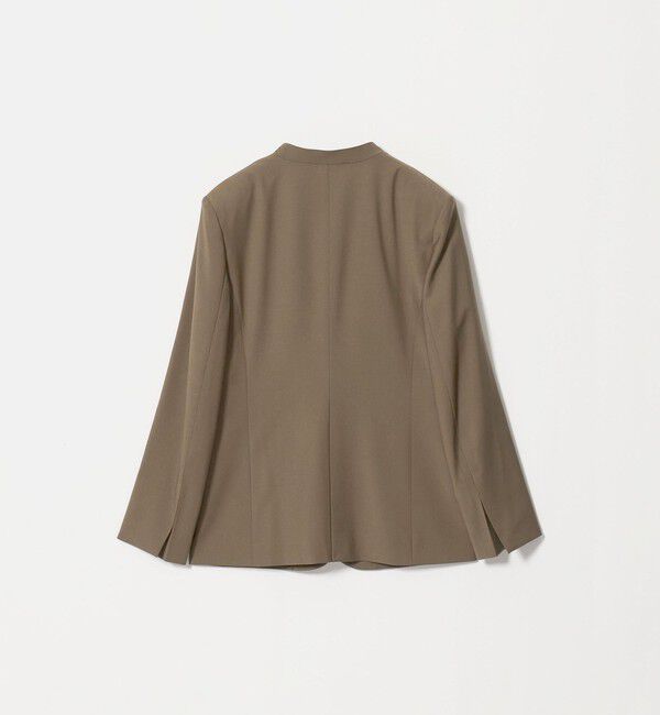 BEAUTY&YOUTH UNITED ARROWS「毛ポリエステルブレンド トロピカル カラーレスジャケット」|ノーカラージャケット|