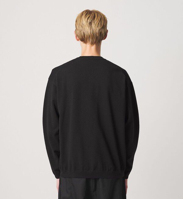 BEAUTY&YOUTH UNITED ARROWS「KNITEE フェザー コットン Vネック ニット Tシャツ ウォッシャブル」|ニット・セーター|