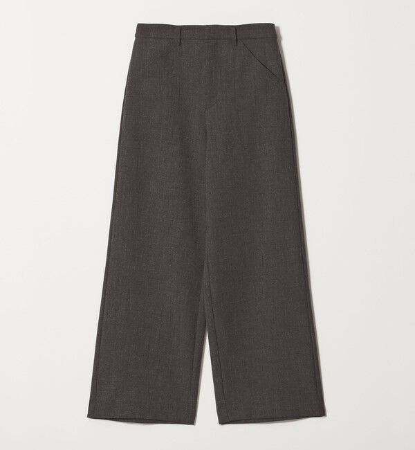 BEAUTY&YOUTH UNITED ARROWS「【WEB限定 Wardrobe DAILY MINIMAL】メランジ ステッチワイドパンツ ウォッシャブル」|スラックス|