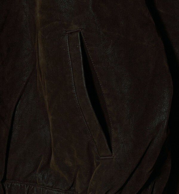 BEAUTY&YOUTH UNITED ARROWS「＜LAYAS＞レザーライク ジップ ブルゾン」|その他|