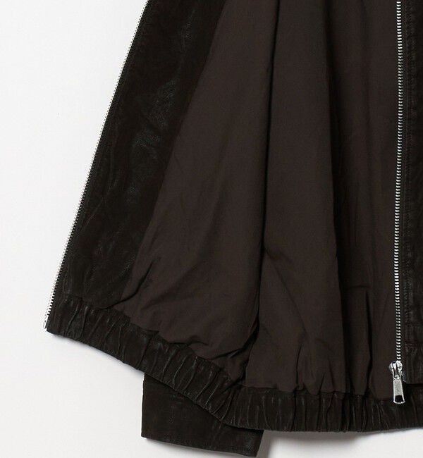 BEAUTY&YOUTH UNITED ARROWS「＜LAYAS＞レザーライク ジップ ブルゾン」|その他|