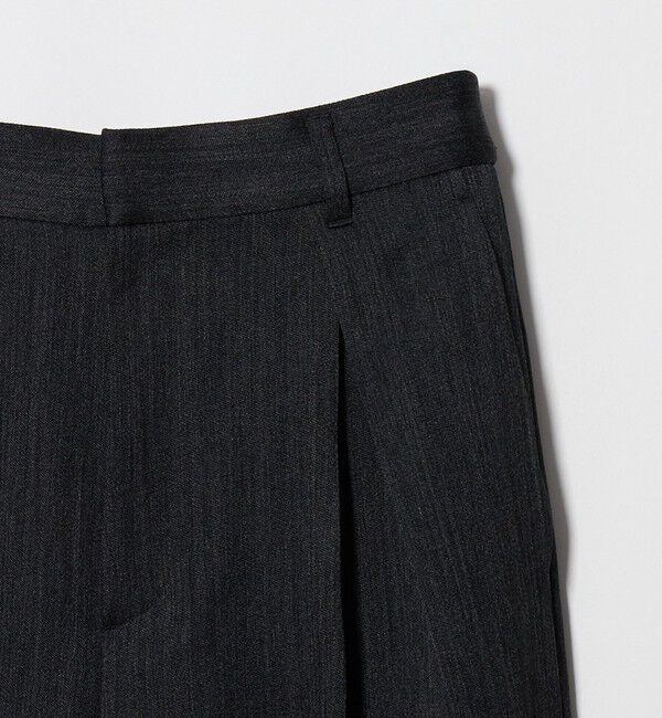 BEAUTY&YOUTH UNITED ARROWS「ツイードライク レイヤータック ワイドパンツ ウォッシャブル」|その他|
