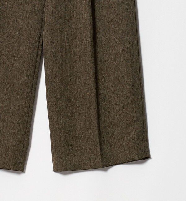 BEAUTY&YOUTH UNITED ARROWS「ツイードライク レイヤータック ワイドパンツ ウォッシャブル」|その他|