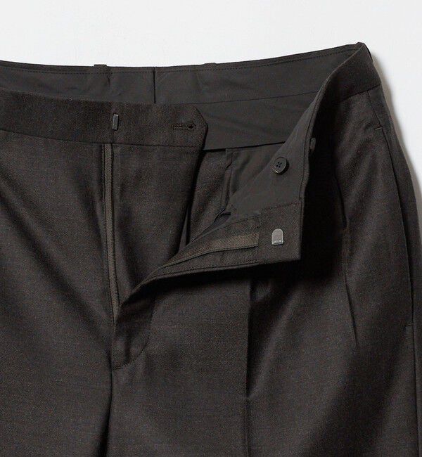 BEAUTY&YOUTH UNITED ARROWS「N/SUIT サキソニー 2プリーツ ワイド スラックス」|チノ|