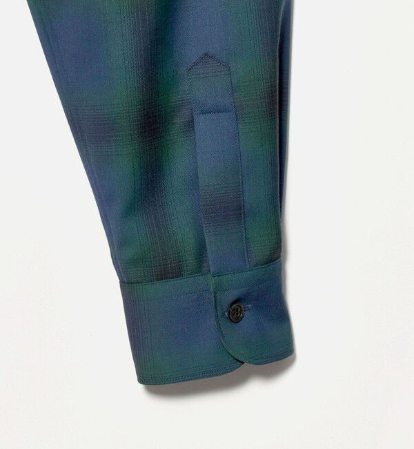 BEAUTY&YOUTH UNITED ARROWS「尾州 ウーステッド チェック レギュラー シャツ GRANDE TAPERD型 ウォッシャブル MADE IN JAPAN」|シャツ・ブラウス|