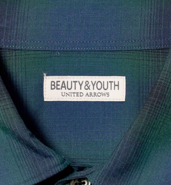 BEAUTY&YOUTH UNITED ARROWS「尾州 ウーステッド チェック レギュラー シャツ GRANDE TAPERD型 ウォッシャブル MADE IN JAPAN」|シャツ・ブラウス|