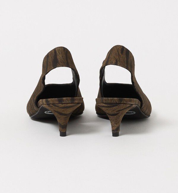 BEAUTY&YOUTH UNITED ARROWS「＜CORSO ROMA 9＞ゼブラ ポインテッド バックストラップ ミュール」|サンダル|