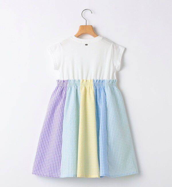 SHIPS KIDS「SHIPS KIDS:140～150cm / パネル 切替 ワンピース」|ワンピース|