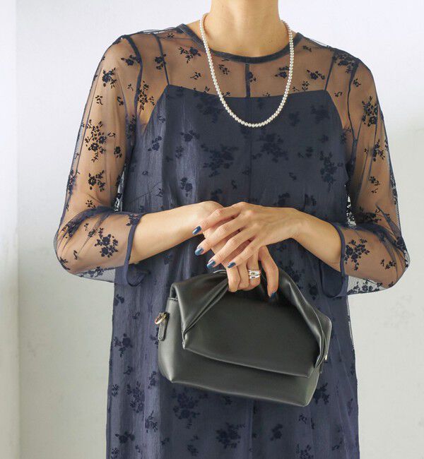 SHIPS for women「【SHIPS別注】kaene: 2WAY リボン バッグ」|ショルダー・メッセンジャー|ブラック