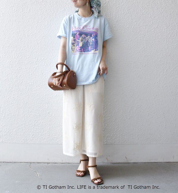 SHIPS any「GOOD ROCK SPEED:〈洗濯機可能〉LPC ロゴ フォト プリント TEE」|Tシャツ・カットソー|