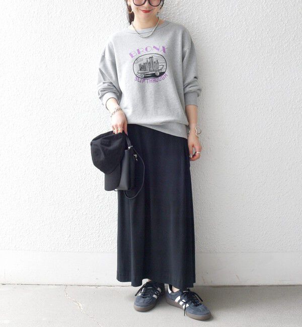 SHIPS any「【SHIPS any別注】THE KNiTS:〈洗濯機可能〉ロゴ プリント スウェット 26AW」|スウェット・ジャージ|