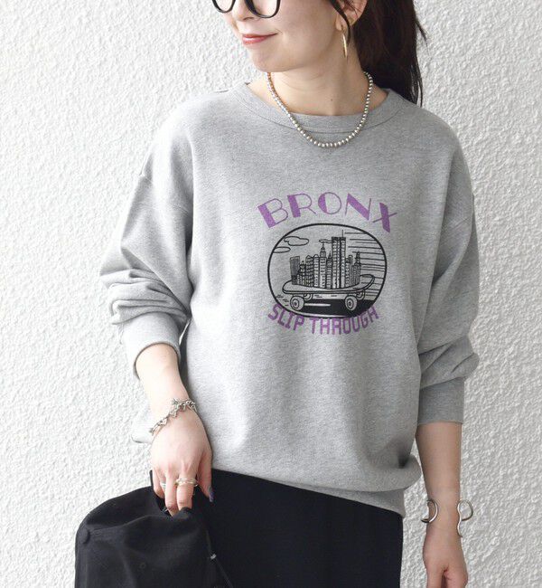 SHIPS any「【SHIPS any別注】THE KNiTS:〈洗濯機可能〉ロゴ プリント スウェット 26AW」|スウェット・ジャージ|