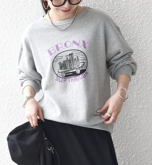 SHIPS any「【SHIPS any別注】THE KNiTS:〈洗濯機可能〉ロゴ プリント スウェット 26AW」|スウェット・ジャージ|
