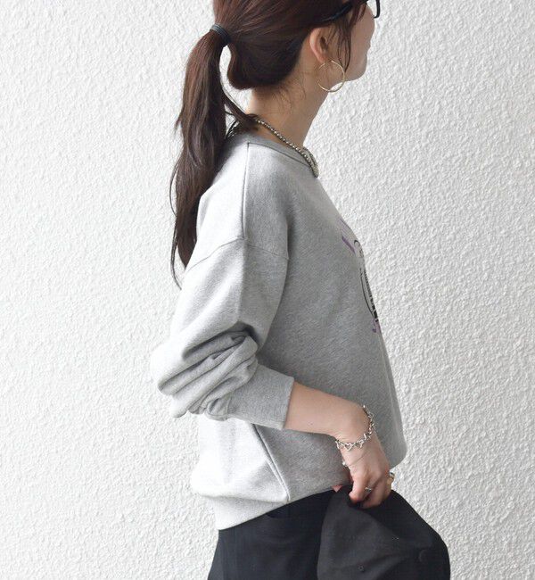 SHIPS any「【SHIPS any別注】THE KNiTS:〈洗濯機可能〉ロゴ プリント スウェット 26AW」|スウェット・ジャージ|