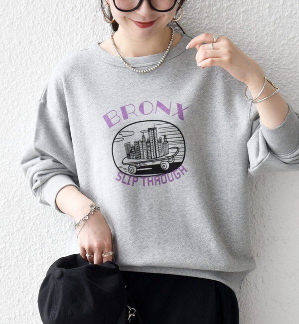 SHIPS any「【SHIPS any別注】THE KNiTS:〈洗濯機可能〉ロゴ プリント スウェット 26AW」|スウェット・ジャージ|