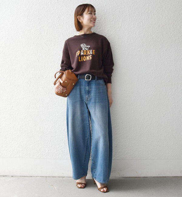 SHIPS any「【SHIPS any別注】THE KNiTS:〈洗濯機可能〉ロゴ プリント スウェット 26AW」|スウェット・ジャージ|