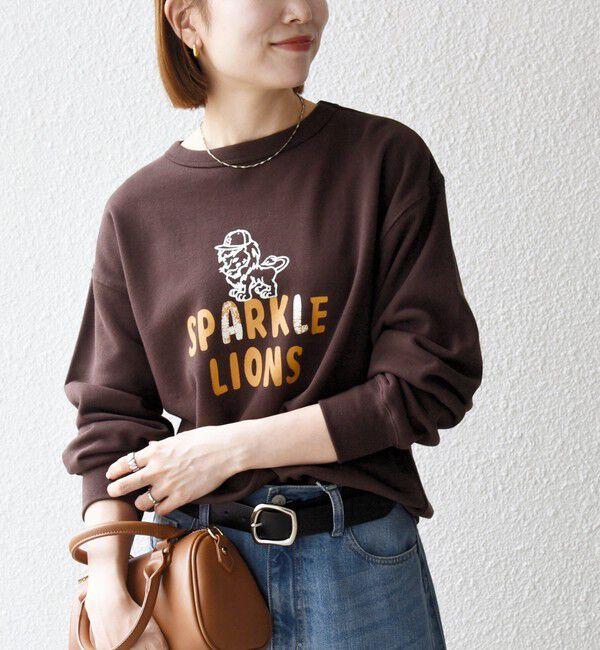 SHIPS any「【SHIPS any別注】THE KNiTS:〈洗濯機可能〉ロゴ プリント スウェット 26AW」|スウェット・ジャージ|