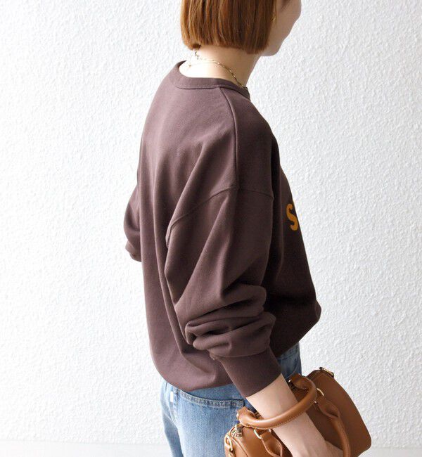 SHIPS any「【SHIPS any別注】THE KNiTS:〈洗濯機可能〉ロゴ プリント スウェット 26AW」|スウェット・ジャージ|