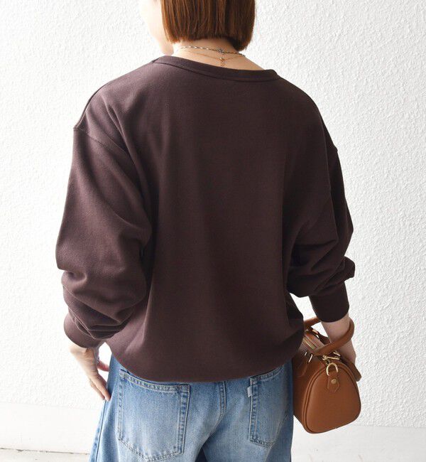 SHIPS any「【SHIPS any別注】THE KNiTS:〈洗濯機可能〉ロゴ プリント スウェット 26AW」|スウェット・ジャージ|