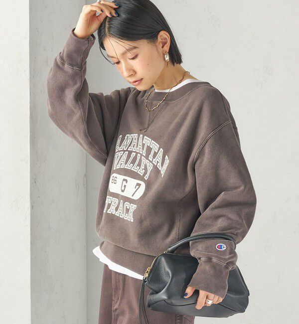 SHIPS for women「《予約》【SHIPS別注】Champion: リバー スウィーブ ロゴ スウェット」|スウェット・ジャージ|