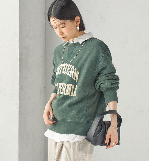 SHIPS for women「《予約》【SHIPS別注】Champion: リバー スウィーブ ロゴ スウェット」|スウェット・ジャージ|